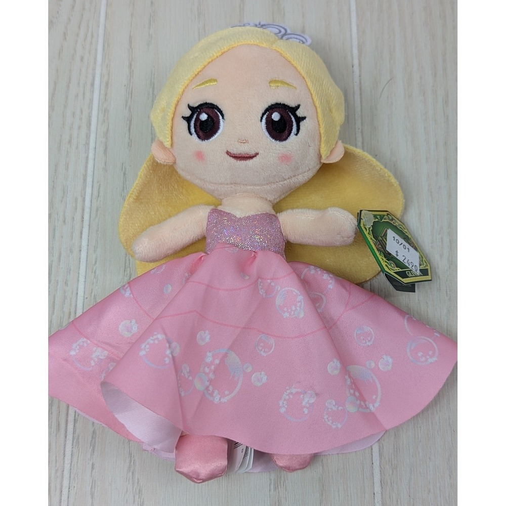 Just Play Wicked Movie Glinda Plush Doll 8 Inch Pink Glinda the Good Witch